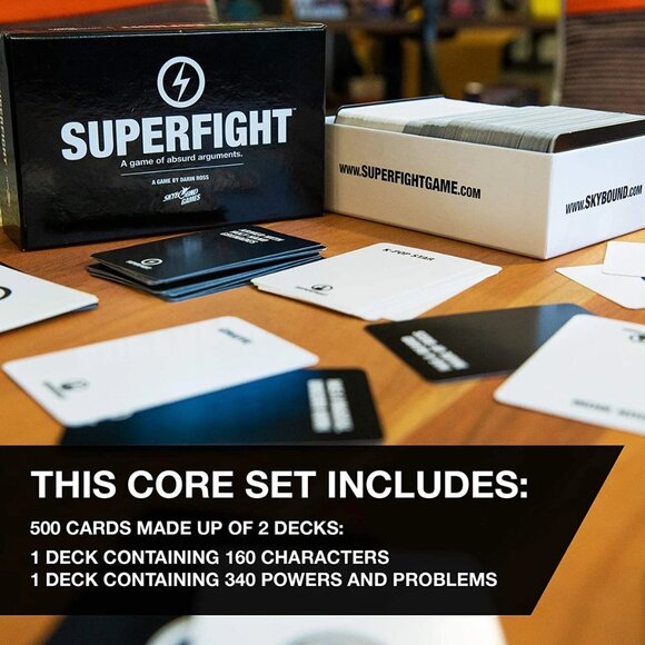 3/$55❤️Skybound SUPERFIGHT The 500-Card Core Deck Card Game of Absurd Arguments - Picture 2 of 9